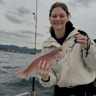 We had fun fishing and making sushi with our American guests. #tilefish #fishingjapan #redsnapper #sushimaking